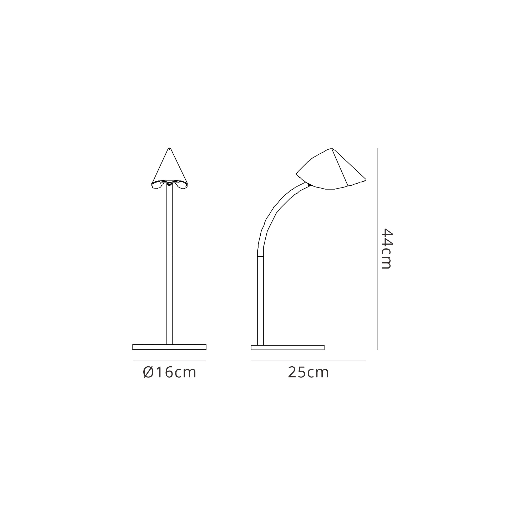 Capuccina White Table Lamps Mantra Desk & Task Lamps
